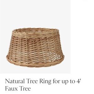 Natural Woven Tree Ring for Faux Trees